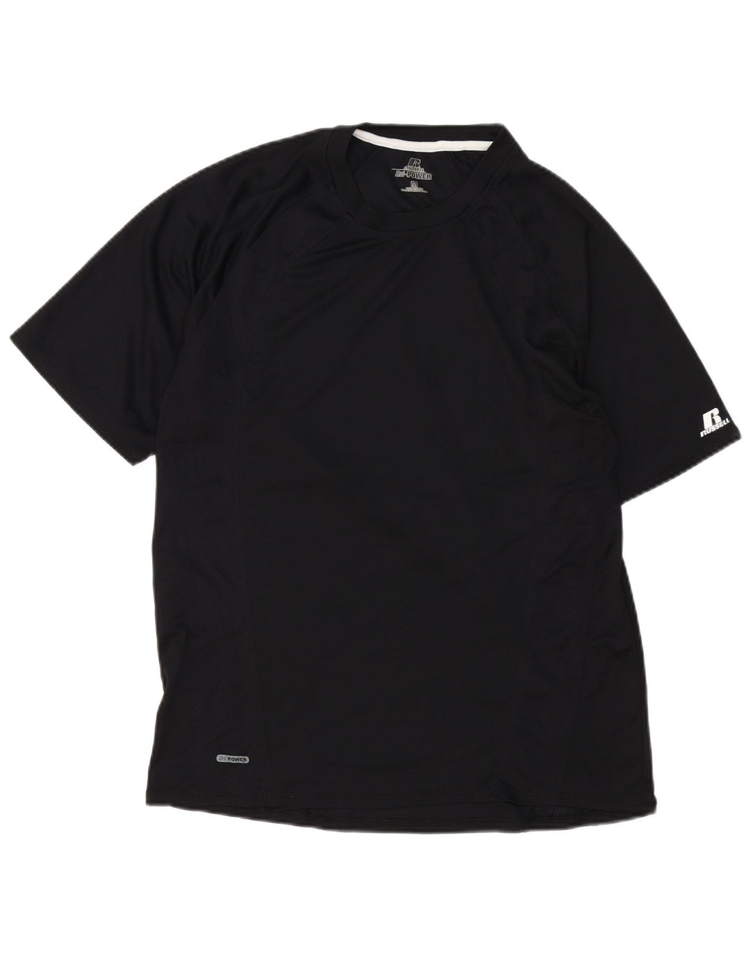 RUSSELL ATHLETIC Herre T-Shirt Top Medium Sort Polyester