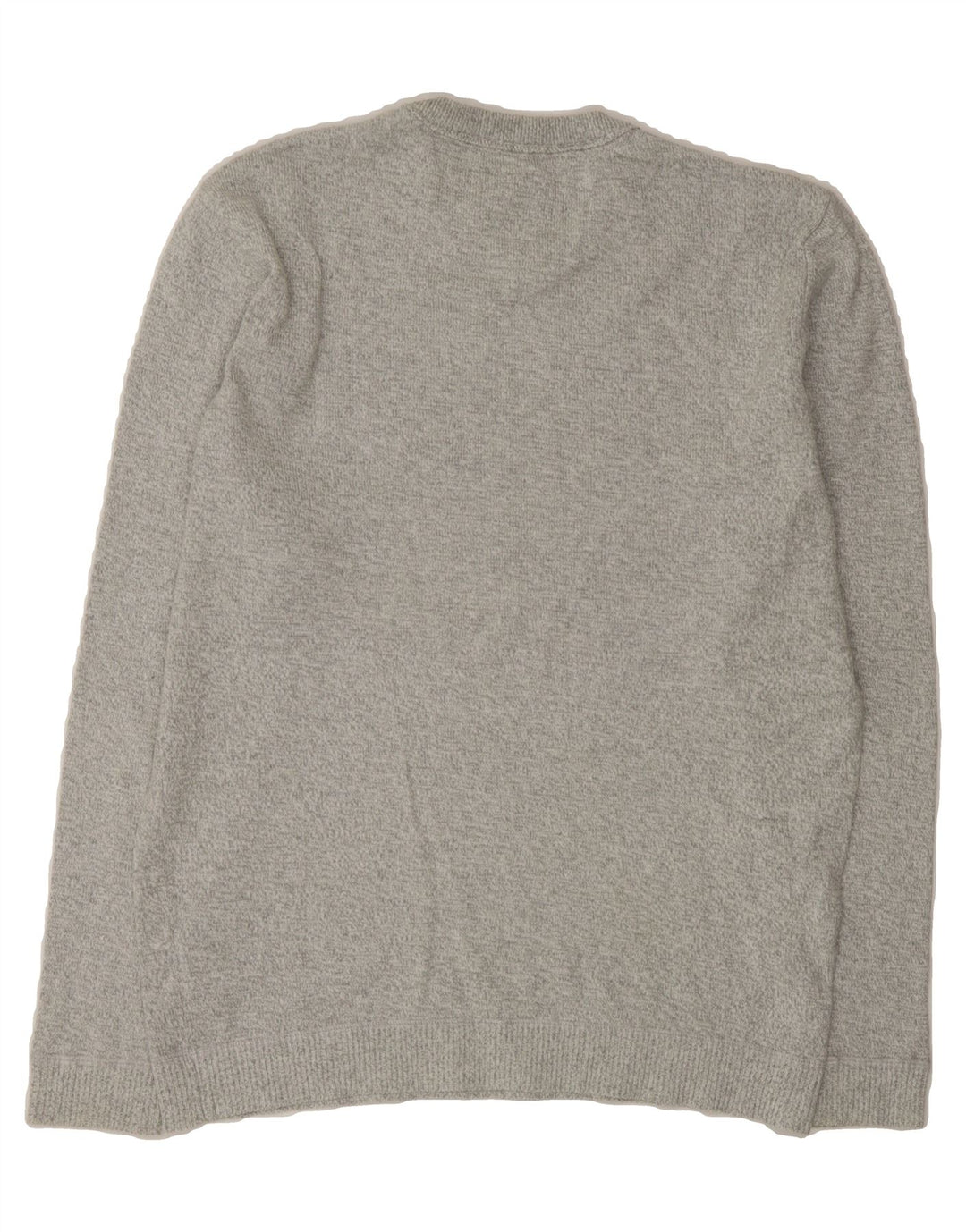 JACK & JONES Mens Core Crew Neck Jumper Sweater Large Grey Cotton Vintage Jack & Jones and Second-Hand Jack & Jones from Messina Hembry 