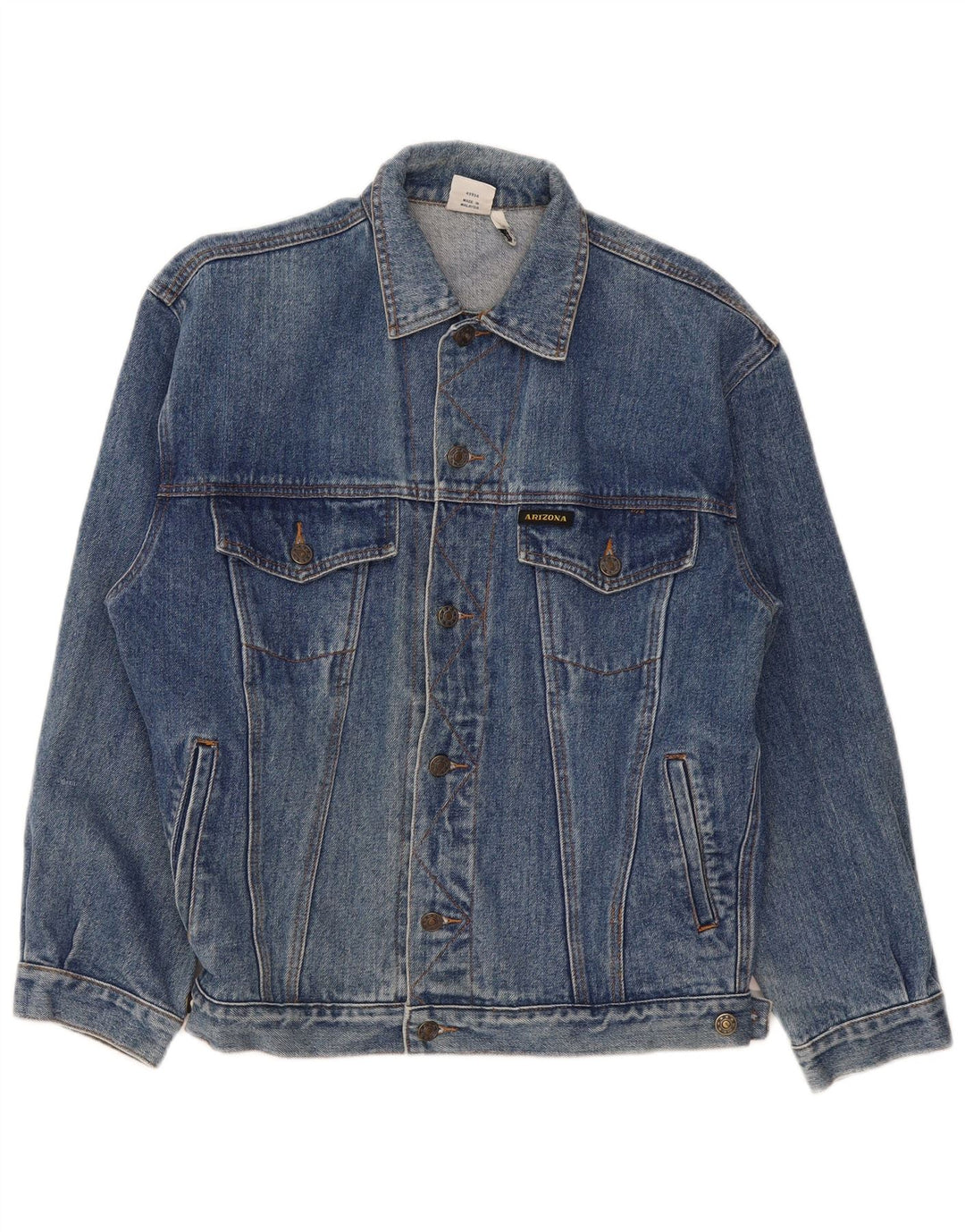 Arizona Herre denimjakke UK 34 XS blå bomuld