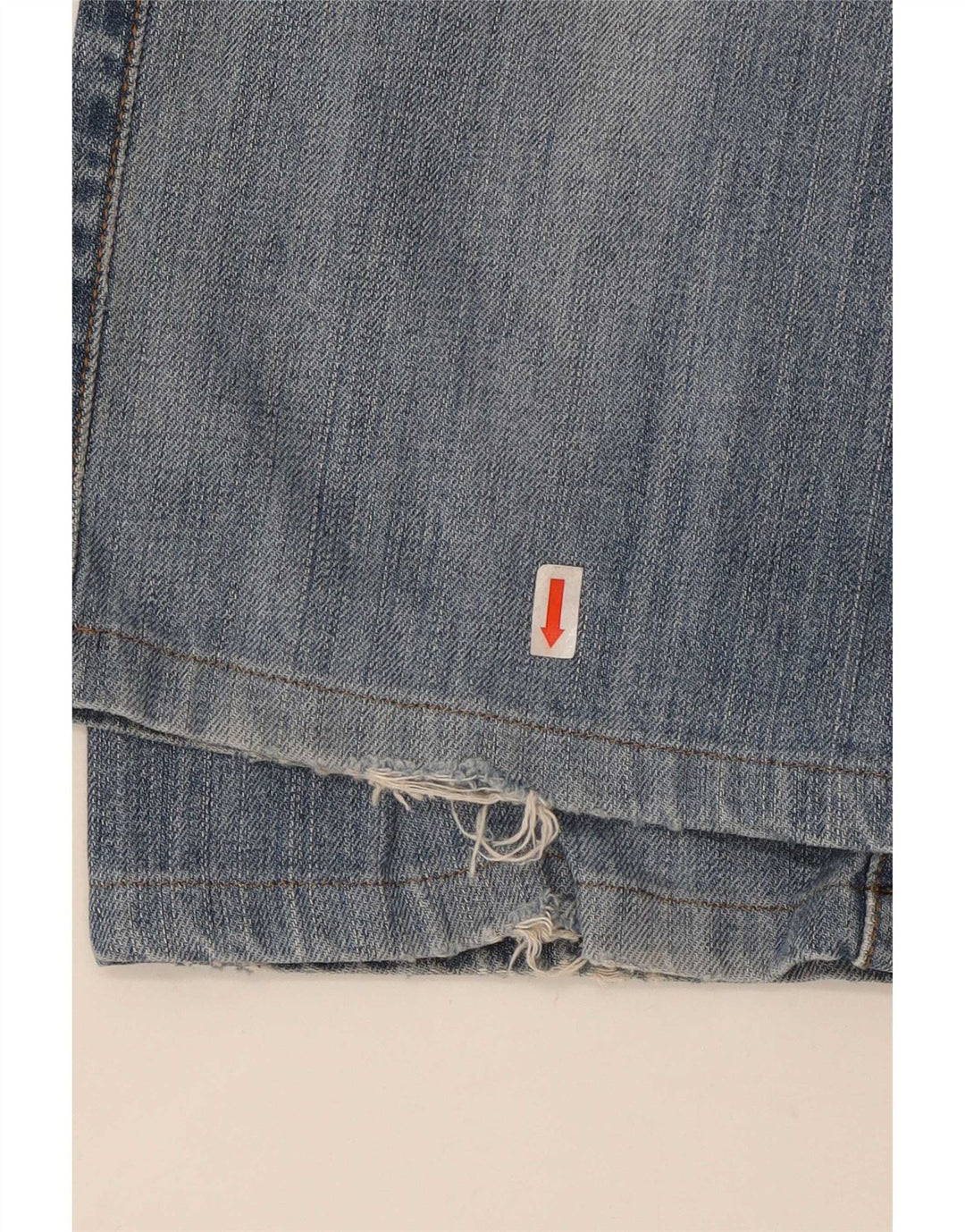 Levi's Herre 501 Distressed Straight Jeans W30 L29 Blå Bomuld