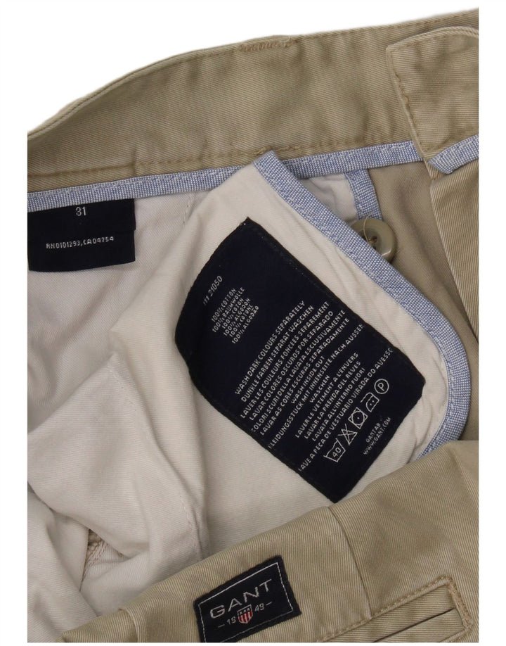 GANT Chino Shorts til mænd W31 Medium Khaki Bomuld