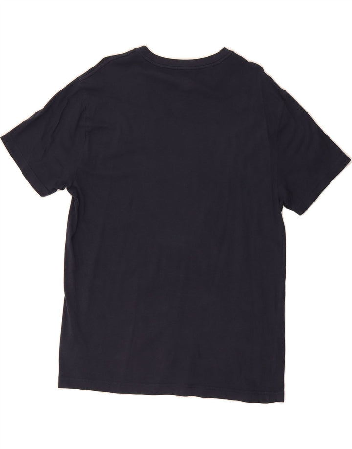 HURLEY Mens Graphic T-Shirt Top Medium Navy Blue Cotton Vintage Hurley and Second-Hand Hurley from Messina Hembry 