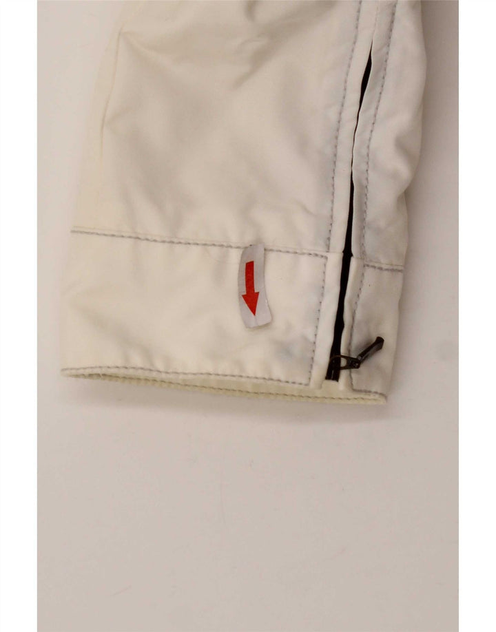 Refrigiwear Womens Crop Regnjakke med hætte UK 12 Medium White Polyamid