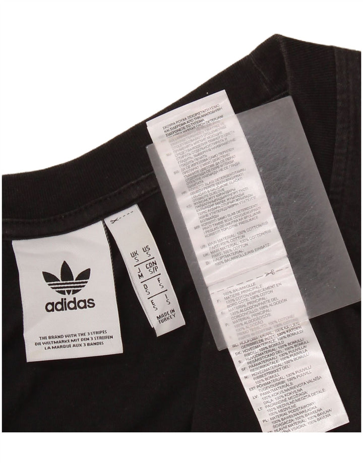 ADIDAS Herre grafisk vest top lille sort bomuld