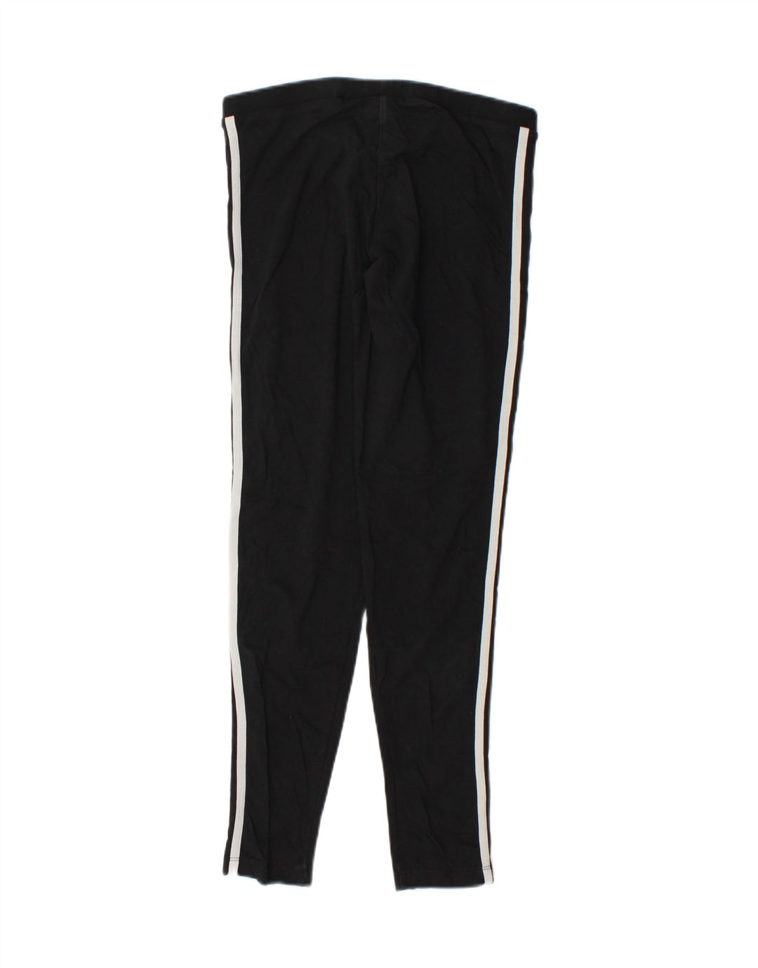 ADIDAS Womens Leggings UK 12 Medium Black Cotton Vintage Adidas and Second-Hand Adidas from Messina Hembry 