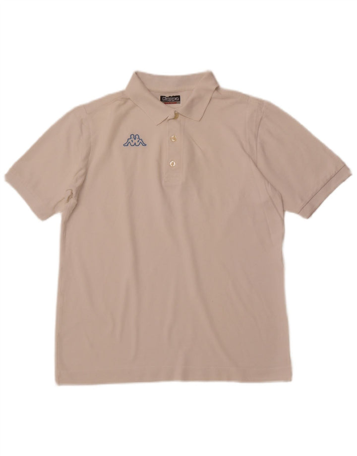 KAPPA Herre poloshirt Medium White