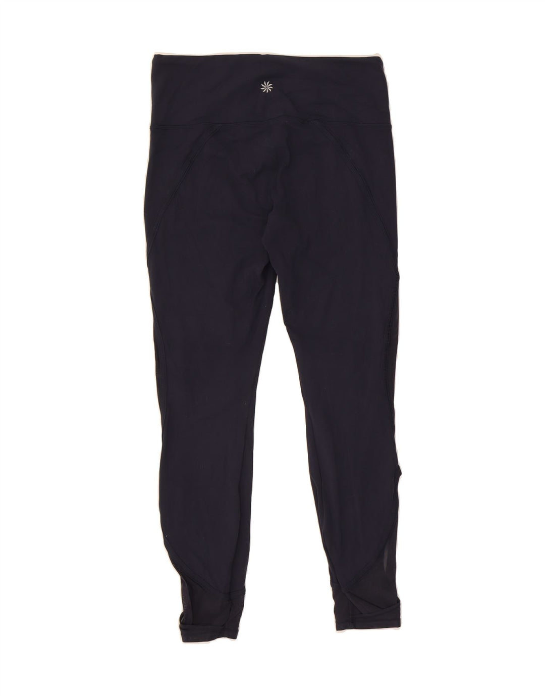 ATHLETA Womens Leggings UK 10 Small Navy Blue Polyester Vintage Athleta and Second-Hand Athleta from Messina Hembry 