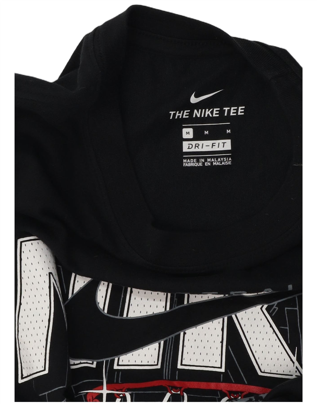 Nike Herre Basketball Grafisk Top Langærmet Medium Navy Blue