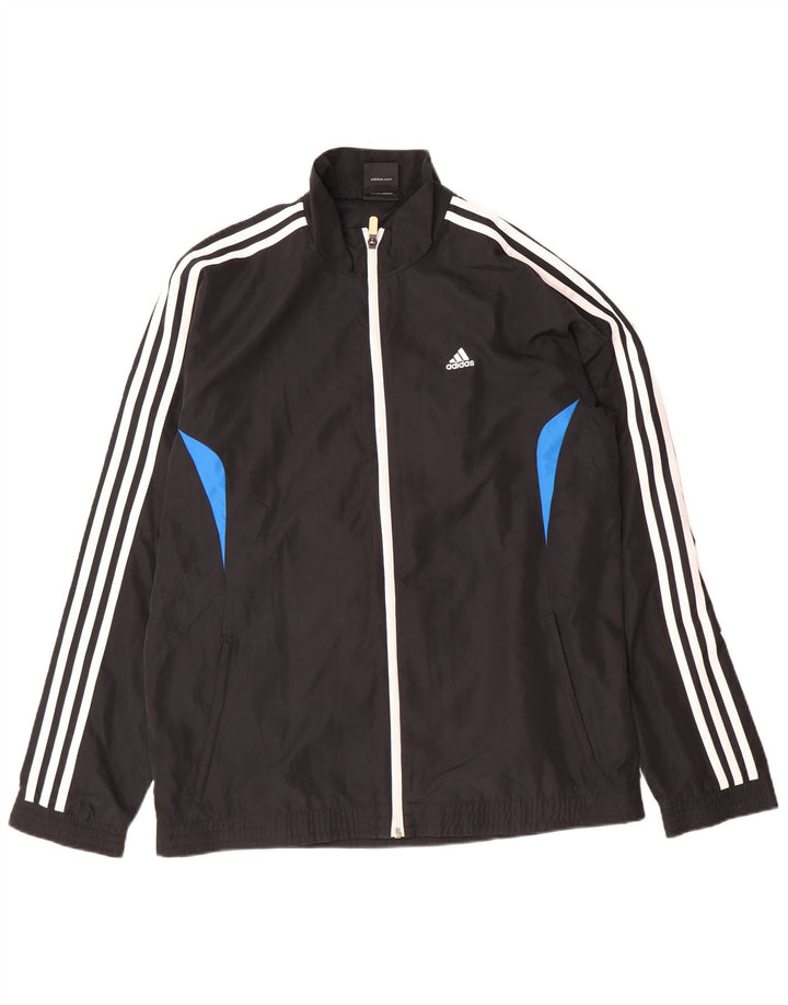 Adidas Træningsdragt til mænd Topjakke UK 40/42 Medium Sort Polyester