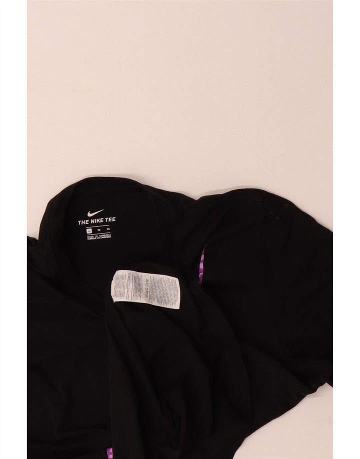 NIKE grafisk T-shirt top til mænd XL sort bomuld