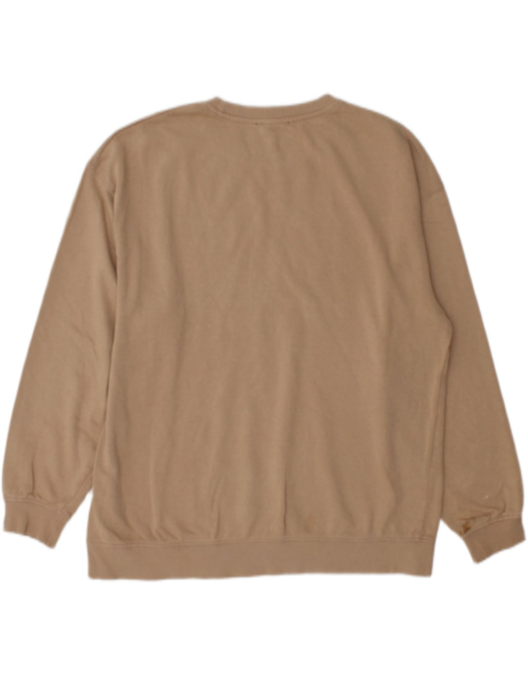 Zara Herre Sweatshirt Jumper Lille Beige Bomuld
