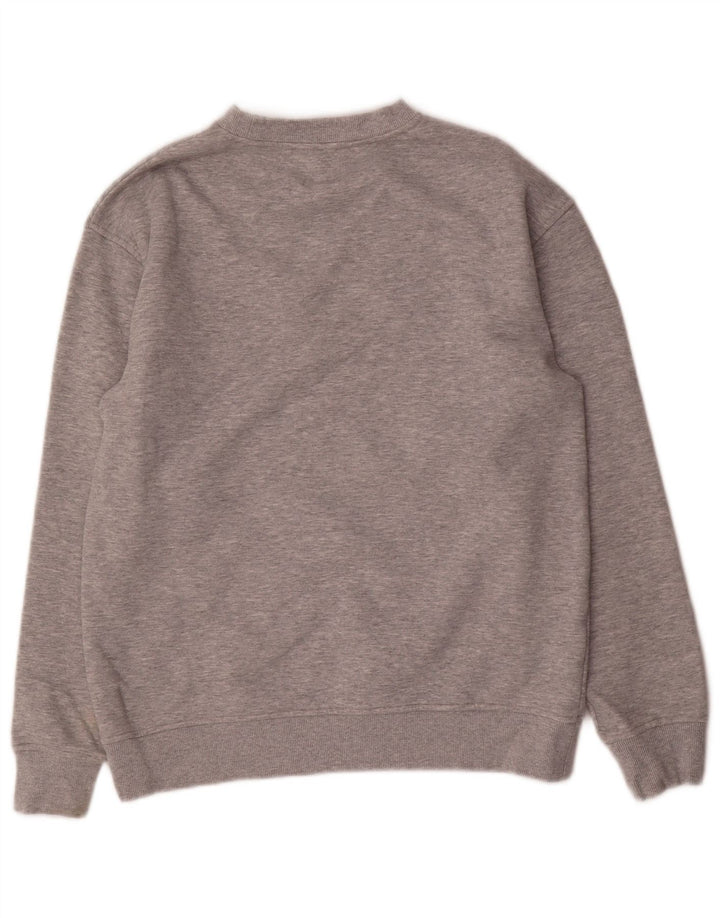 TOMMY HILFIGER Sweatshirt til mænd XS Grå Flecked Bomuld