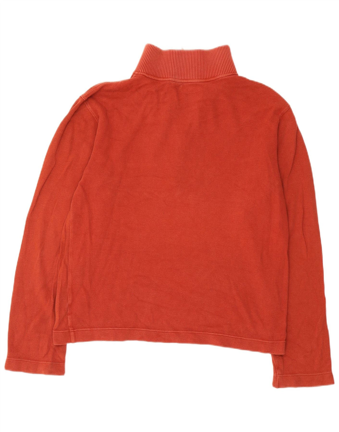 Gap Herre Zip Neck Sweatshirt Jumper Medium Rød Bomuld