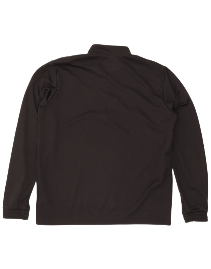 Adidas Herre Aeroready Zip Neck Pullover Træningsdragt Top XL Sort Polyester