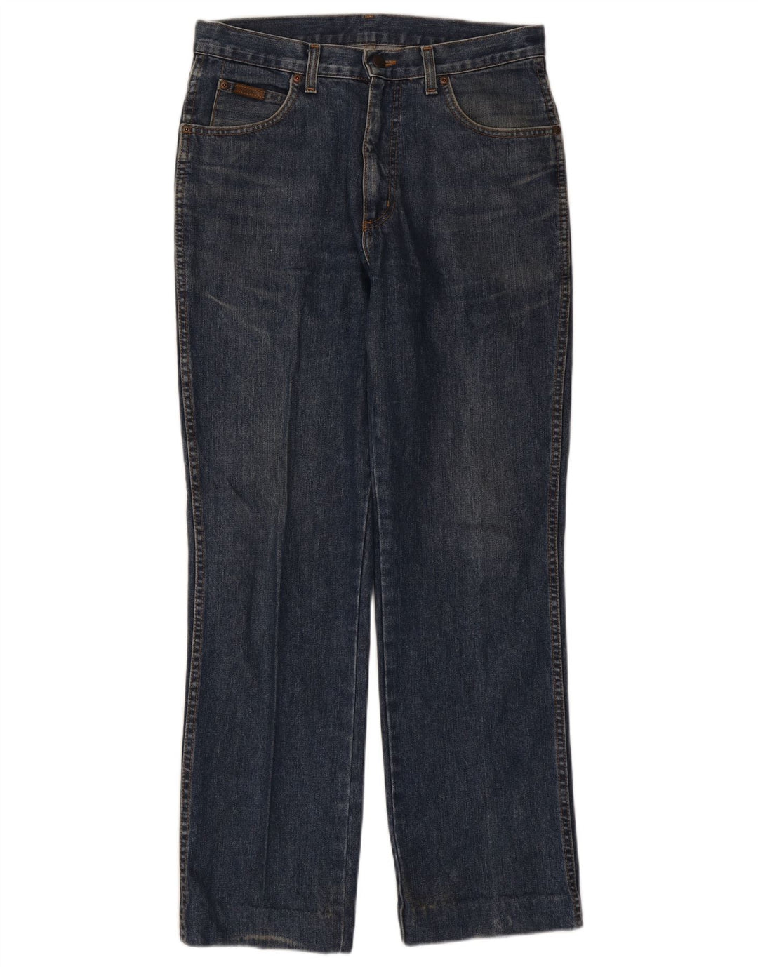 Wrangler Straight Jeans til mænd W32 L32 Marineblå Bomuld