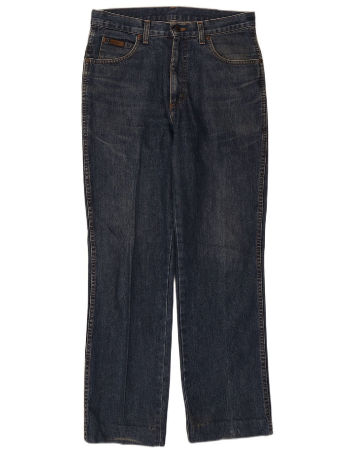 Wrangler Straight Jeans til mænd W32 L32 Marineblå Bomuld