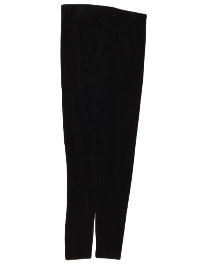 Marks & Spencer Womens Leggings UK 10 Small Black Bomuld