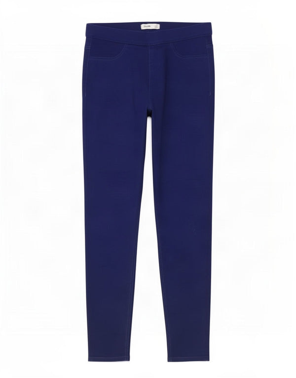 Marks & Spencer Dame Casual Bukser UK 14 Large W32 L27 Navy Blue