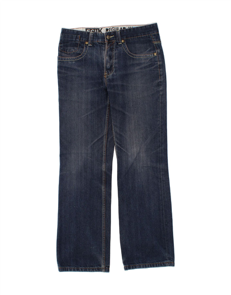 FCUK Mens Straight Jeans W30 L32 Blue Cotton Vintage Fcuk and Second-Hand Fcuk from Messina Hembry 