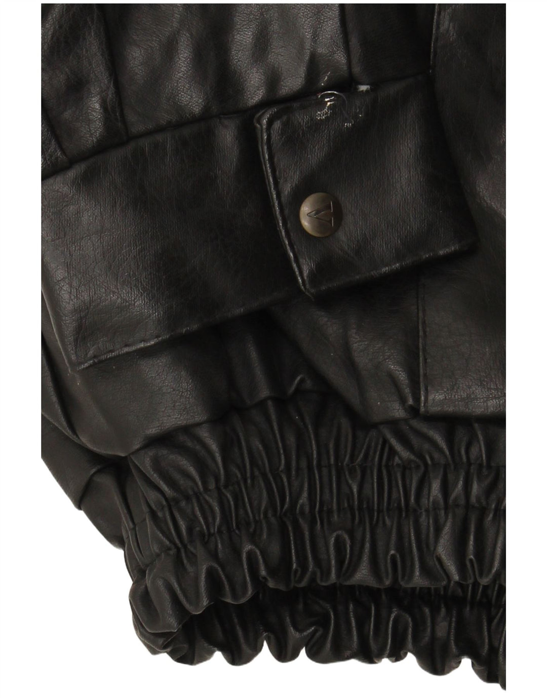 VINTAGE Herre læderjakke UK 42 XL Sort