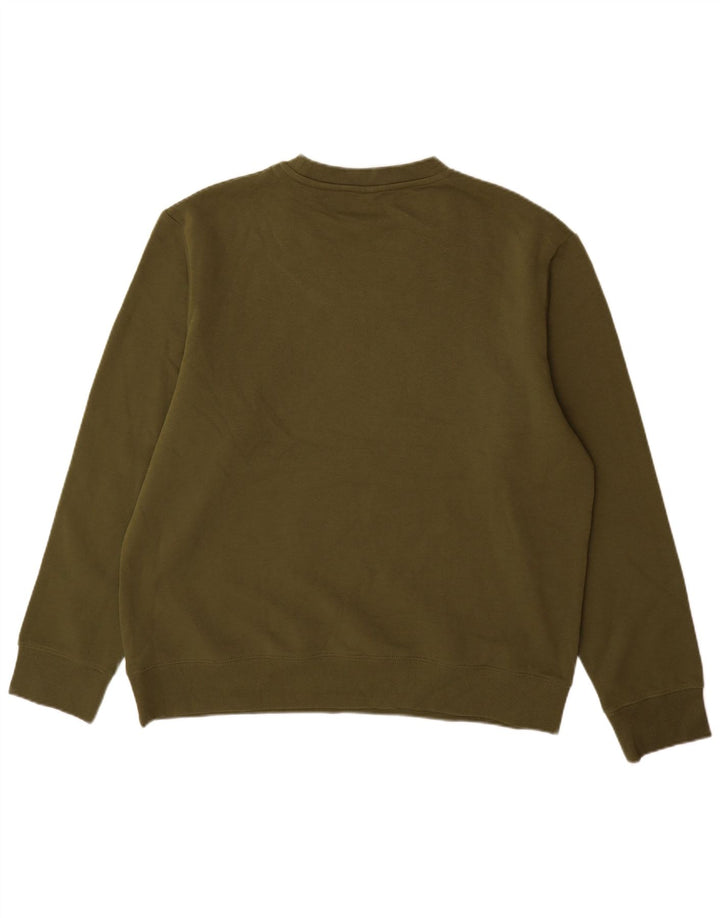 Jack & Jones Grafisk sweatshirt til mænd 2XL Khaki Bomuld