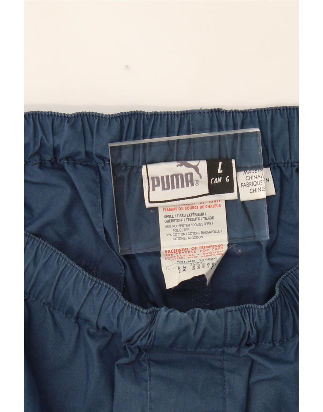 PUMA Mens Capri Tracksuit Trousers Joggers Large  Blue Polyester Vintage Puma and Second-Hand Puma from Messina Hembry 