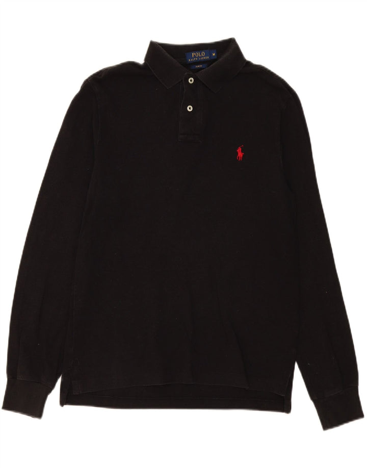 Polo Ralph Lauren Herre Slim Fit skjorte Medium Sort Bomuld