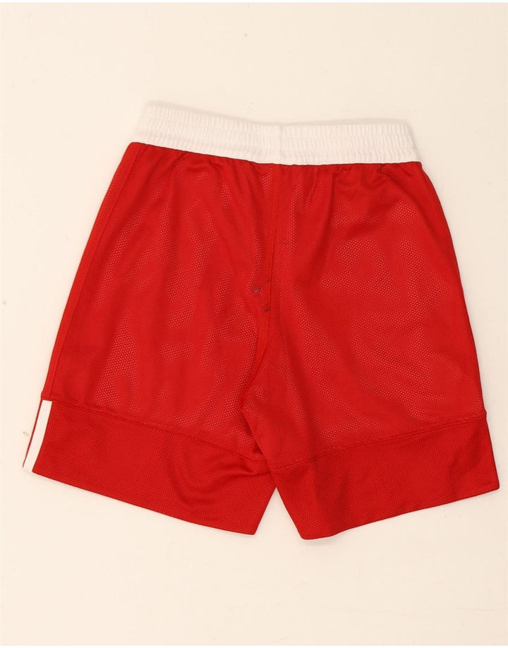 Adidas Boys Sports Shorts 9-10 år Rød Colourblock Polyester
