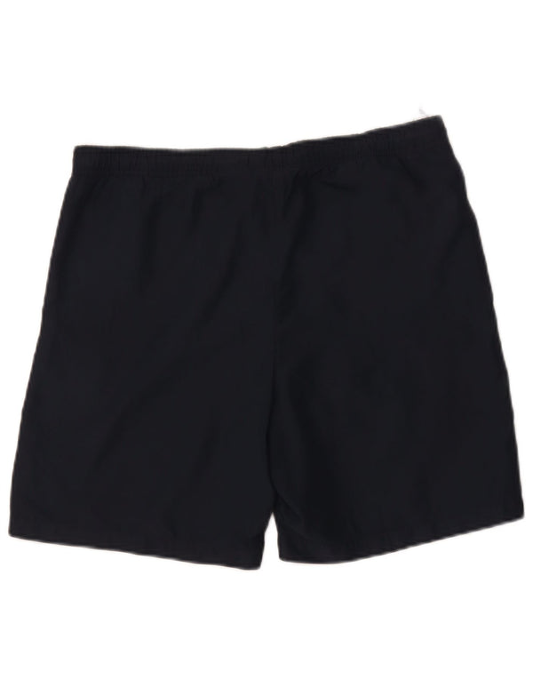 Lotto Mens Sport Shorts Medium Navy Blue Striped Polyamide