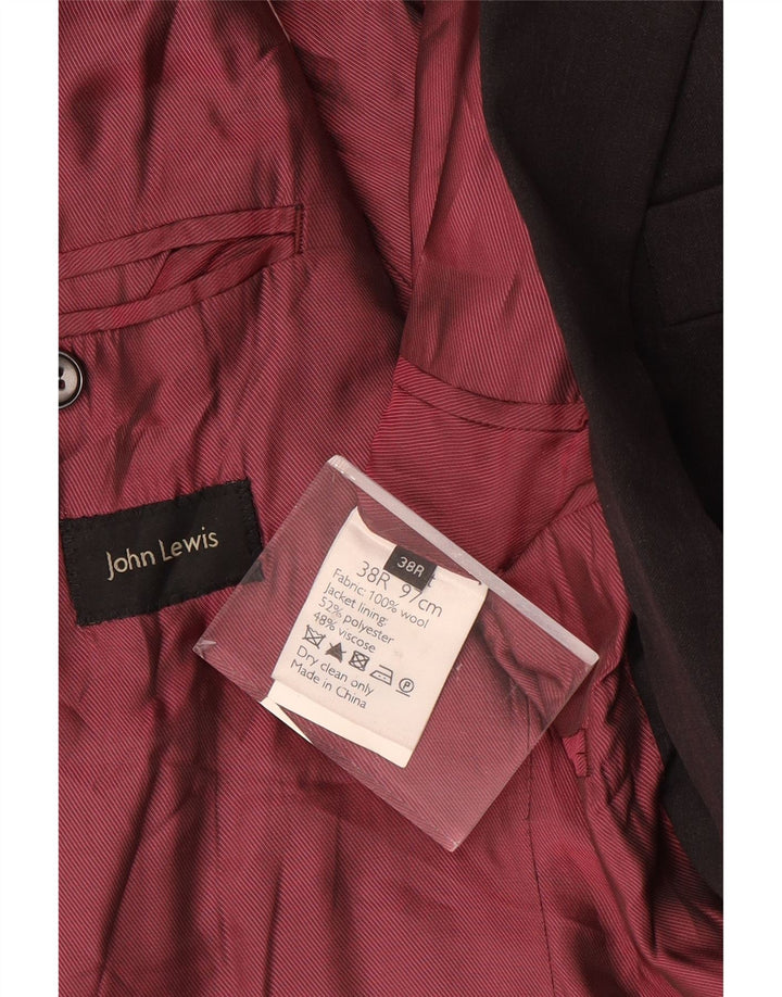 John Lewis Herre 2-knaps blazerjakke UK 38 Medium Grey Wool