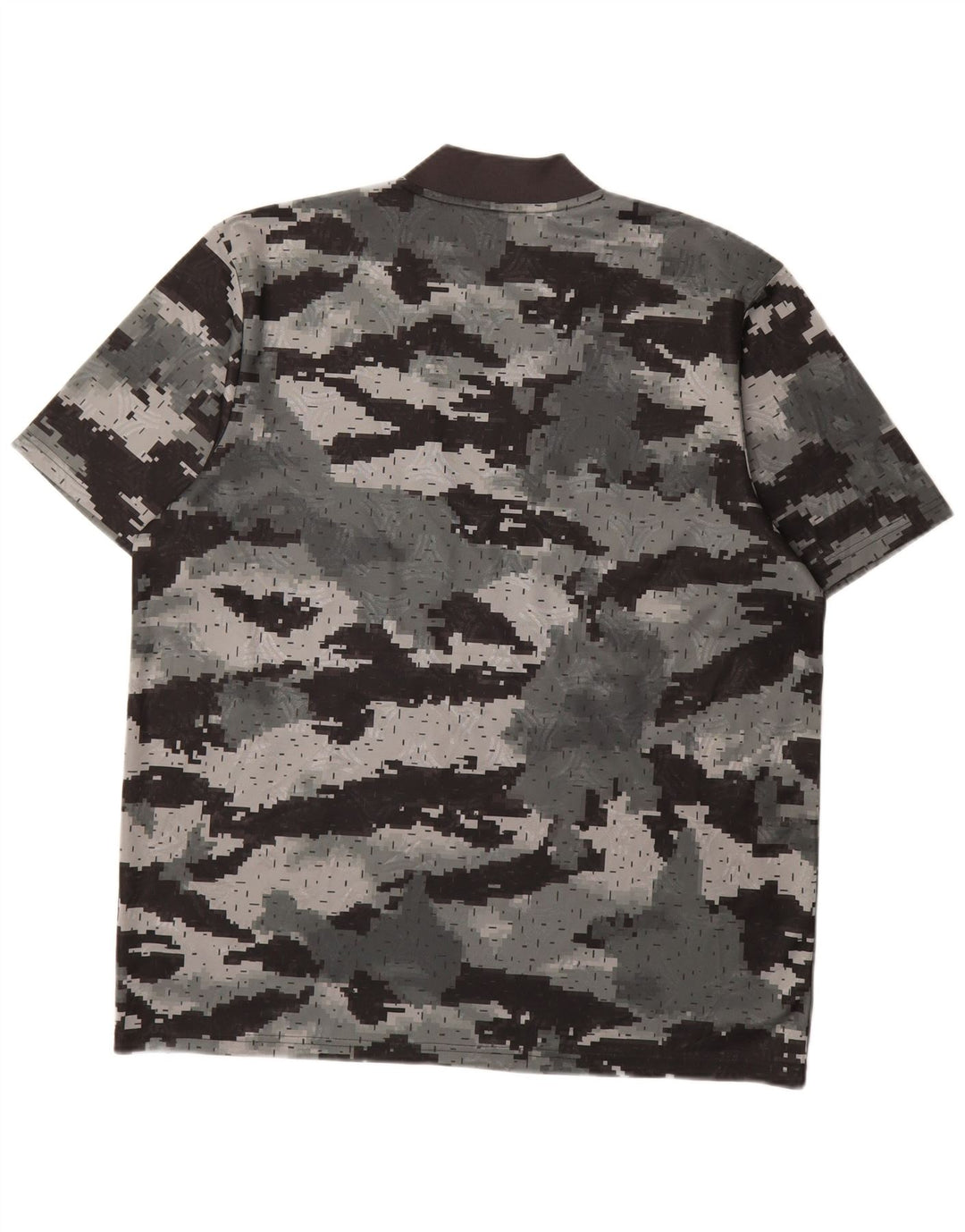 ADIDAS Grafisk T-shirt til mænd, mellemgrå camouflagepolyester