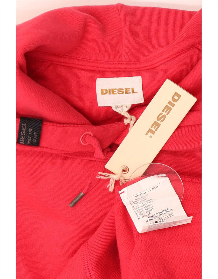 Diesel Herre hættetrøje Jumper Large Pink Bomuld