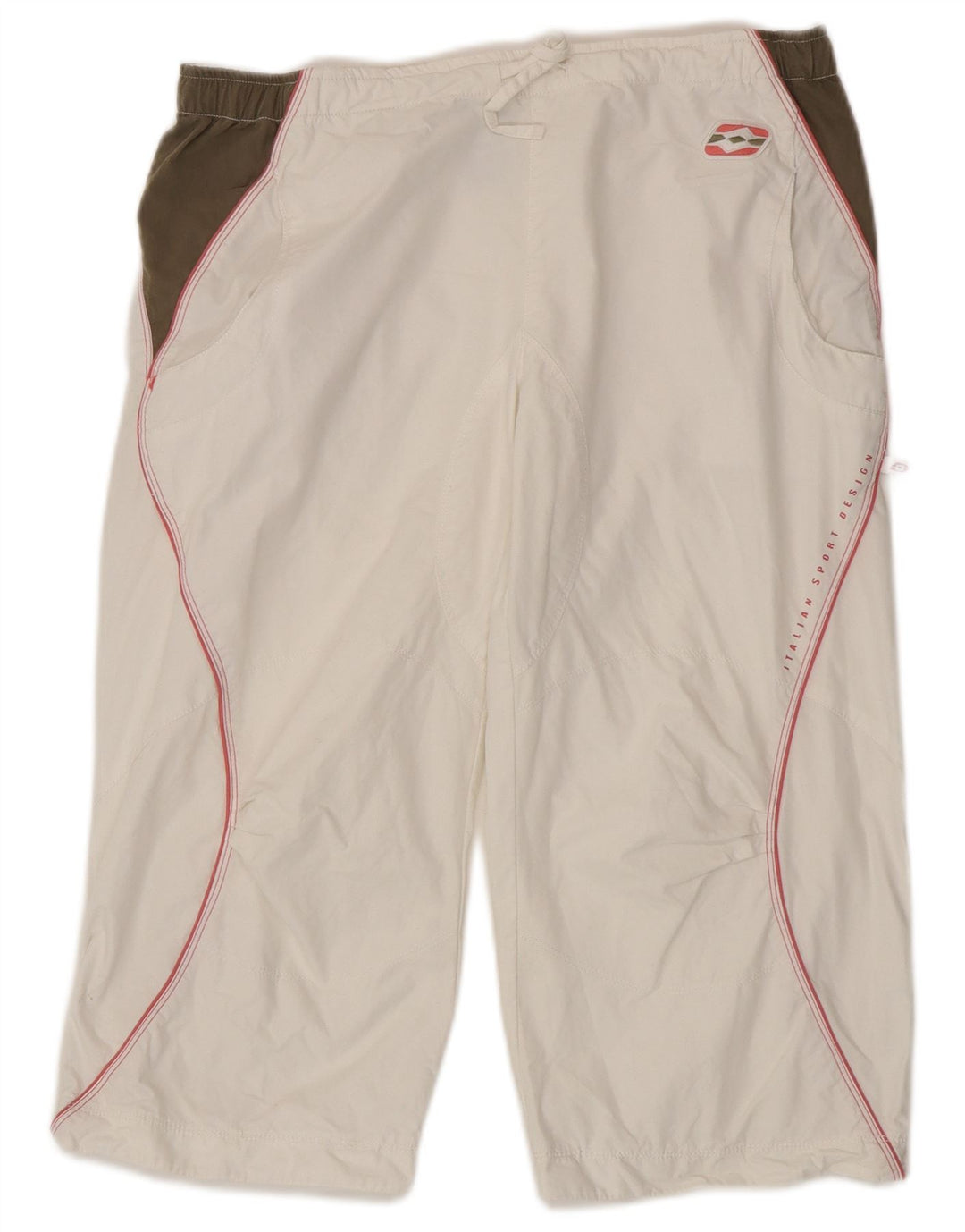 LOTTO Bermuda sportsshorts til kvinder UK 16 Large White Colourblock
