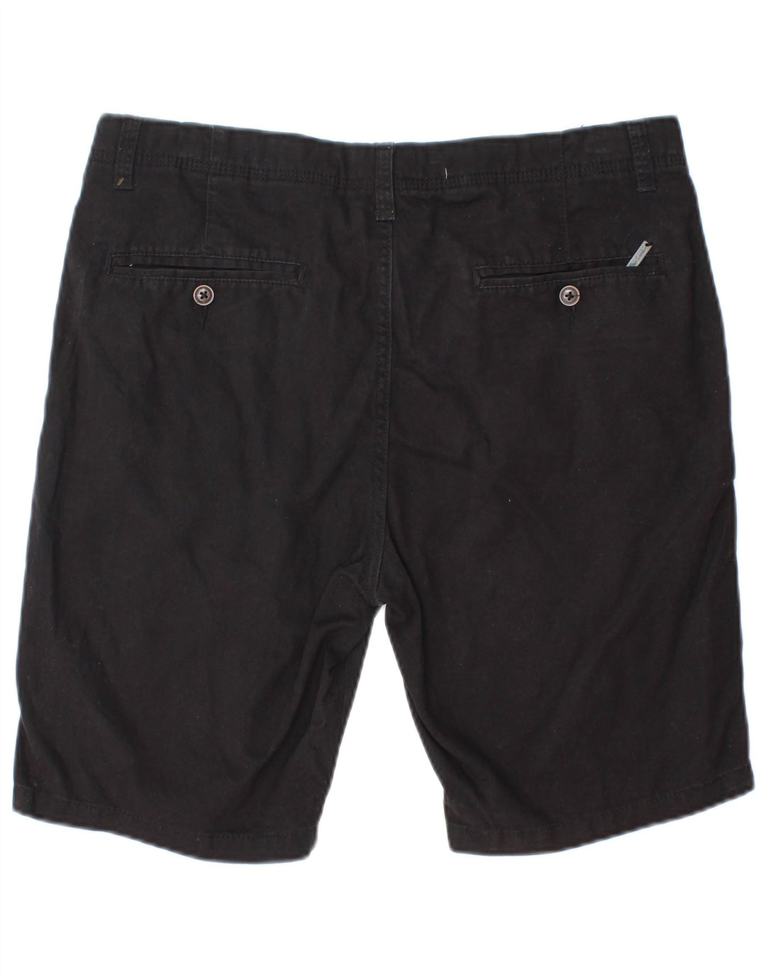 Pierre Cardin Herre Regular Fit Chino Shorts Medium W32 Sort Bomuld