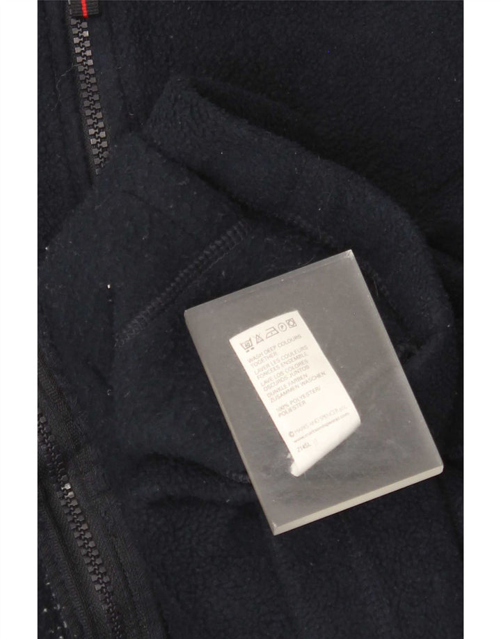 Marks & Spencer Herre Fleece Gilet UK 42 XL Navy Blue Polyester
