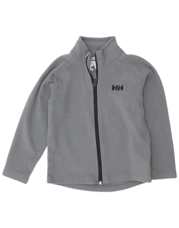 Helly Hansen Boys Fleecejakke 6-7 År Grå Polyester