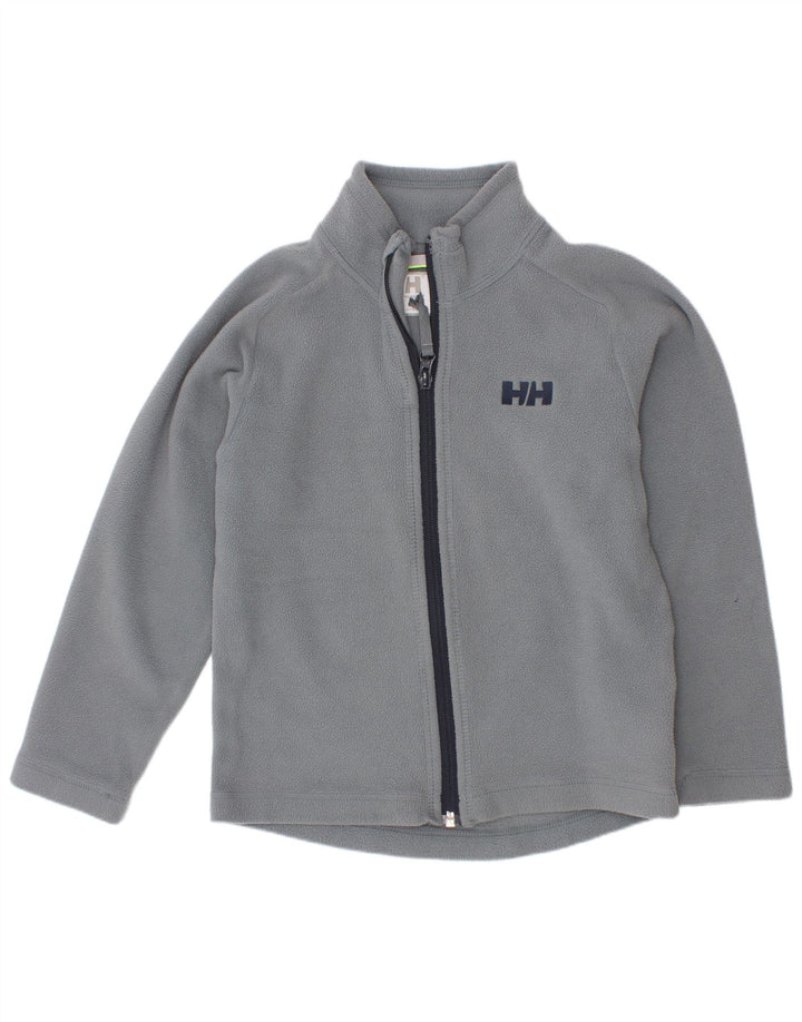 Helly Hansen Boys Fleecejakke 6-7 År Grå Polyester