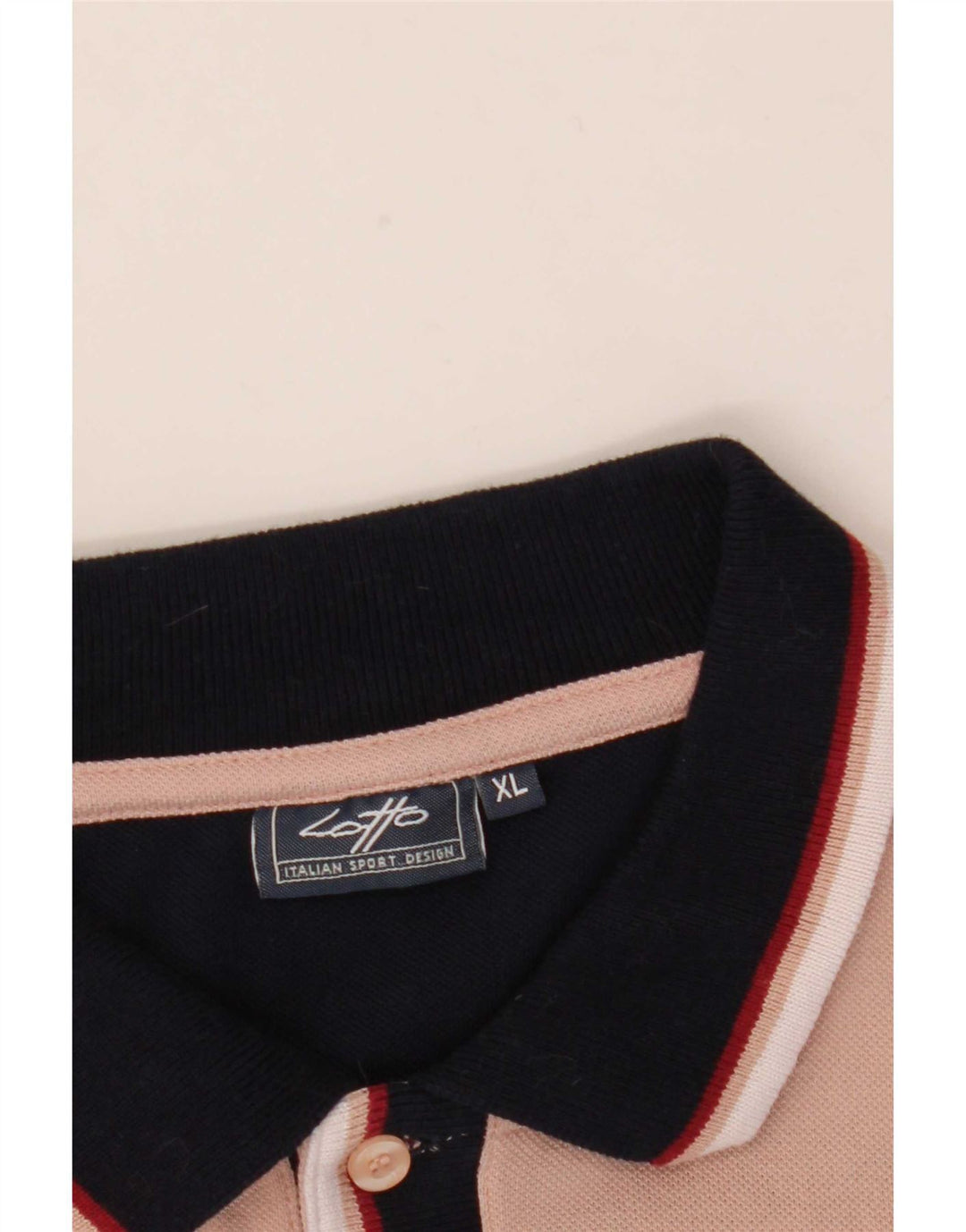 Lotto Polo Shirt til mænd XL Pink Colourblock