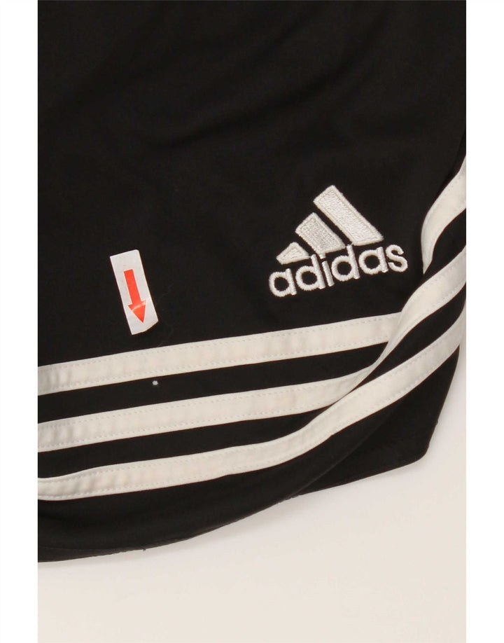 Adidas Herre Climalite Sportshorts Store sortstribede polyester