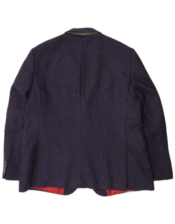 Marks & Spencer Herre 2-knaps blazerjakke UK 48 2XL Marineblå Uld