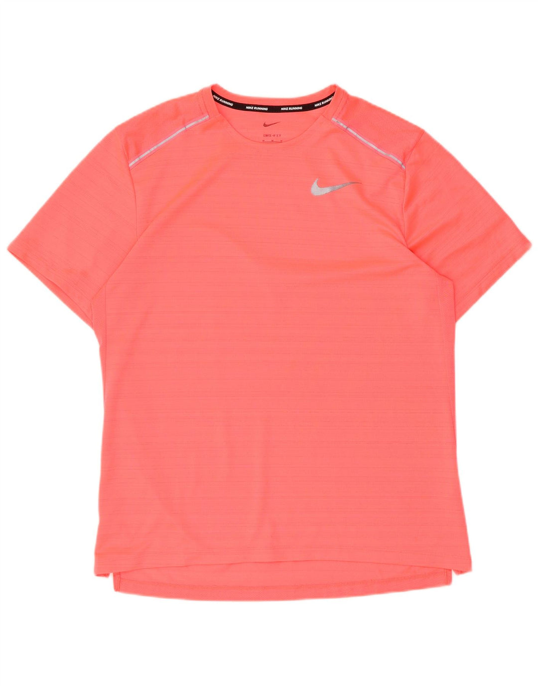 Nike Herre Dri Fit T-shirt Top Medium Pink Polyester