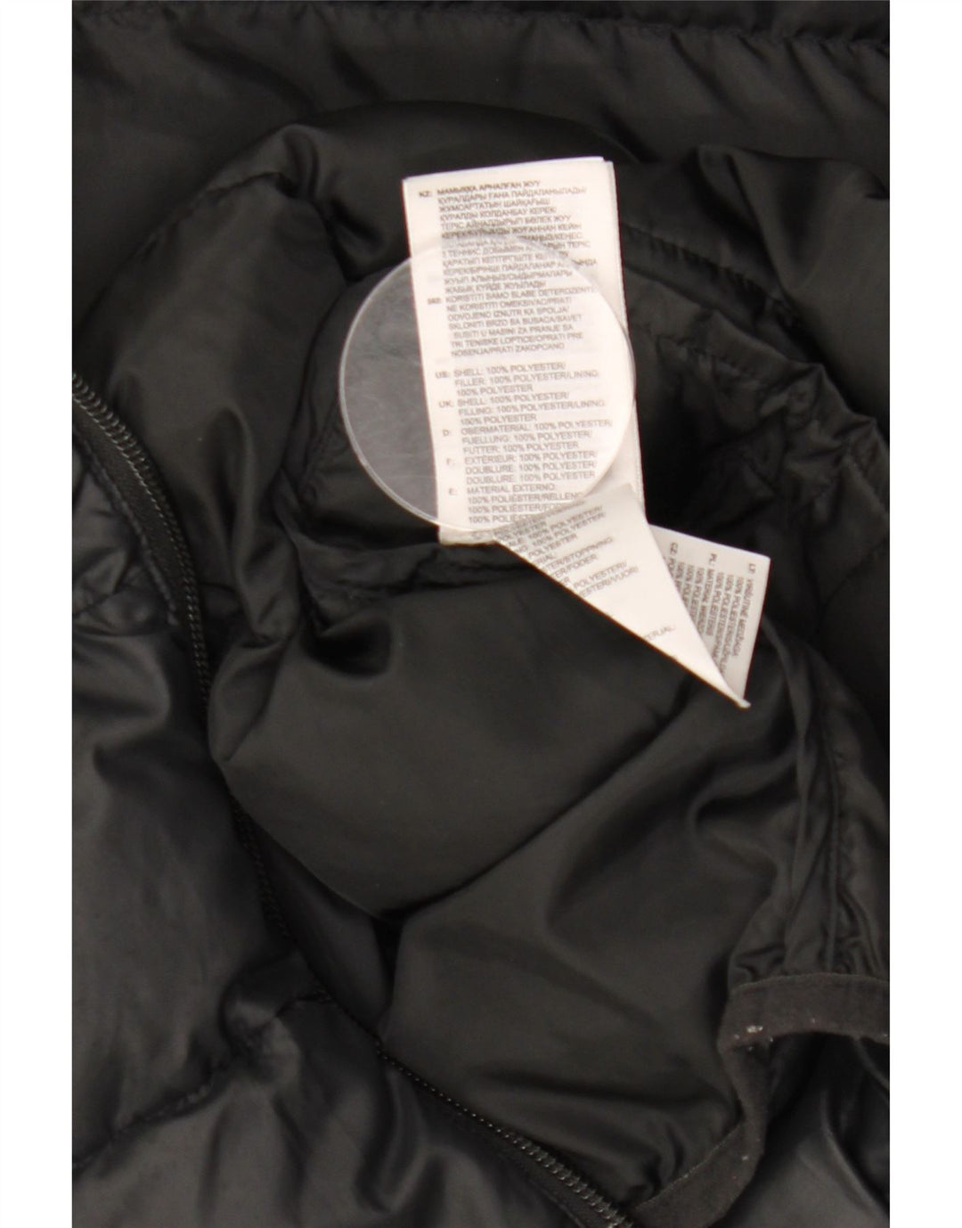 ADIDAS hættejakke til drenge 9-10 år sort polyester