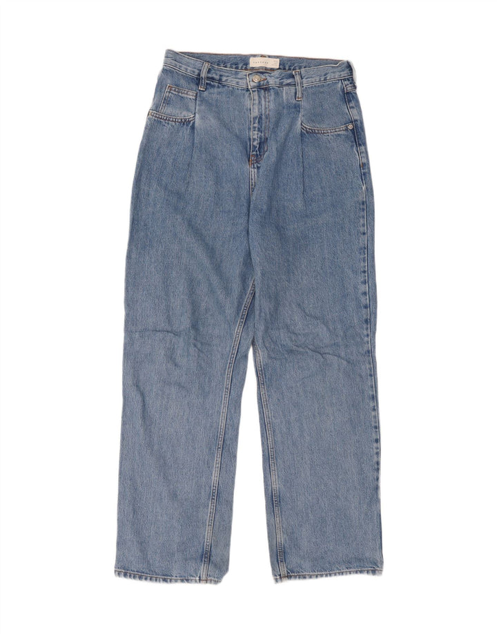 Topshop Dame Straight Jeans W30 L32 Blå Polyester