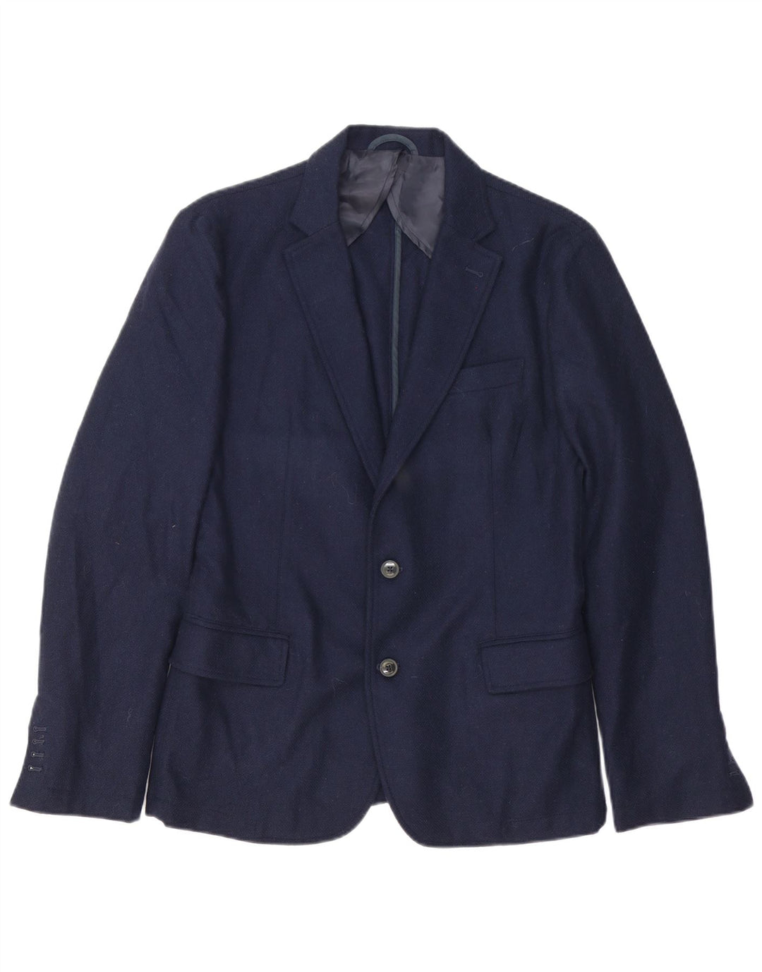 Trussardi Jeans Herre 2 Button Blazer Jacket IT 48 Medium Navy Blue