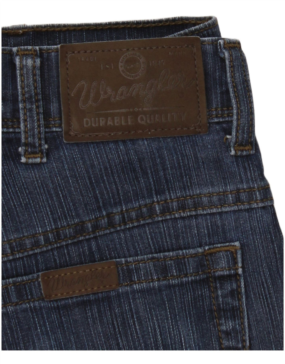 Wrangler Straight Jeans til mænd W32 L30 Blå