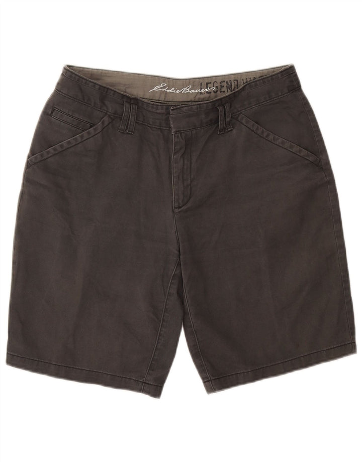 Eddie Bauer Chino Shorts til kvinder US 8 Medium W30 Grå Bomuld
