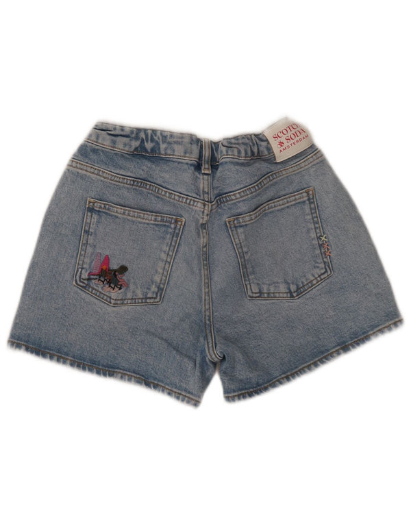 Scotch & Soda piger denim shorts 11-12 år W26 blå bomuld