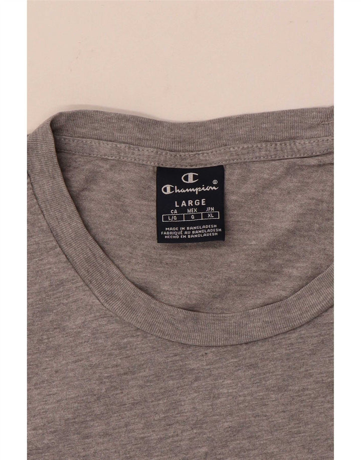 Champion Herre T-Shirt Top Stor Grå