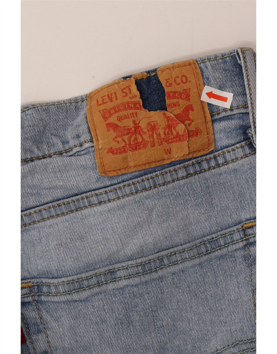 Levi's Herre 502 Slim Tapered Jeans W33 L30 Blå Bomuld