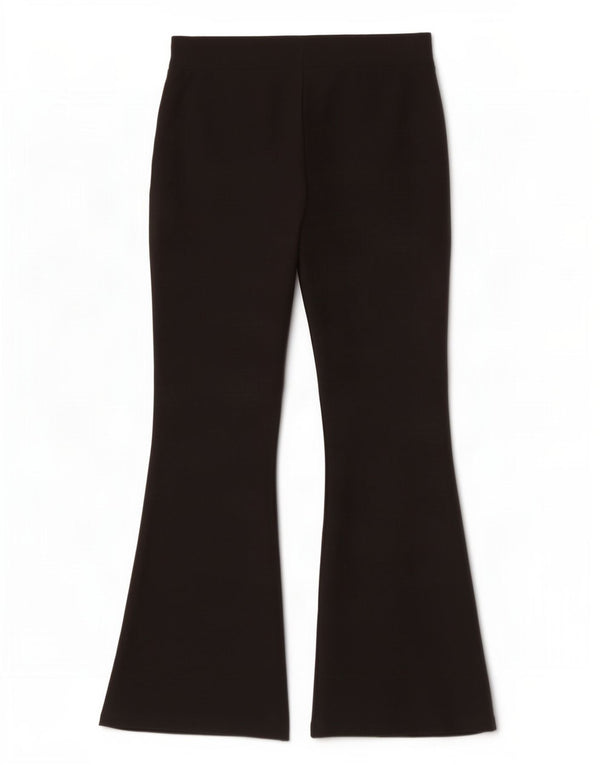 Marks & Spencer Dame Flare Casual Bukser UK 12 Medium W30 L28 Black